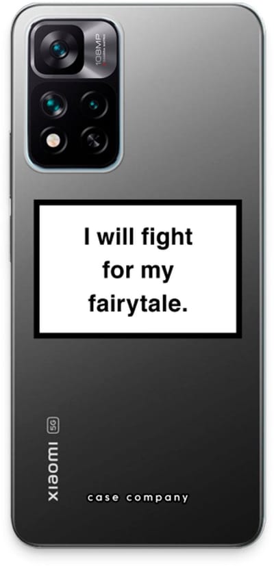 Case Company® - Hoesje geschikt voor Xiaomi 11i hoesje - Fight for my fairytale - Soft Cover Telefoonhoesje - Bescherming aan alle Kanten en Schermrand