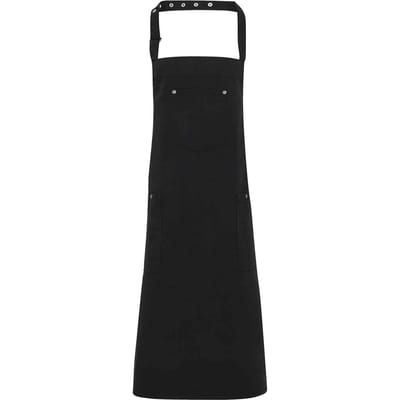 Premier Katoenen Chino Slabbenschort (Zwart)