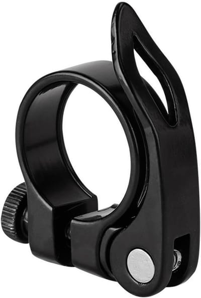 Bicycle Seat Clamp 31.8mm - Snelle Ontgrendeling, Aluminium, Geschikt voor Vouwfietsen en Fietszitjes