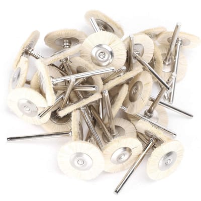 Dailygoods- Draadborstelset 30 Stuks - Borstelstrip - Roestverwijdering - Polijstset - Geschikt voor Smalle Ruimtes - Duurzaam Materiaal - Borstelset