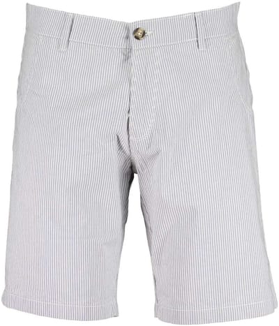 Blue Seven heren bermuda - wit/blauw stripe - maat S