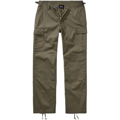 Brandit - BDU Ripstop Broek rechte pijpen - Taille, 34 inch - Groen
