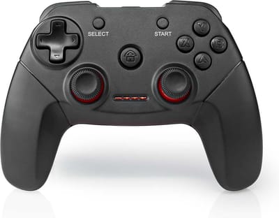 Nedis Gaming Controller – Draadloos – 11 knoppen – PC – Zwart