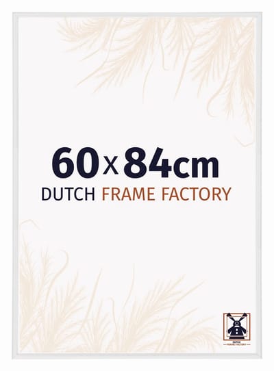 Fotolijst 60x84 cm - Kunststof - Wit Hoogglans - Angers