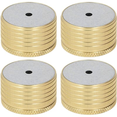 4 STUKS Bedframe Steunpoten Aluminiumlegering Meubelverhogers voor Bank Tafel Stoel 23 37mm Hoogteverstelling Bright Gold