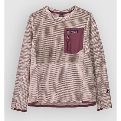 Patagonia R1 Air Crew Kids Sweater roze