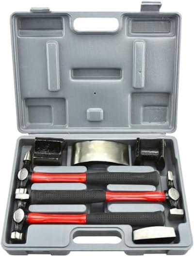 Carrosseriehamer en dolly set - 7-delige toolkit voor autoreparatie