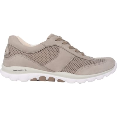 Gabor rollingsoft sensitive 86.966.33 - dames rollende wandelsneaker - Beige - maat 37 (EU) 4 (UK)