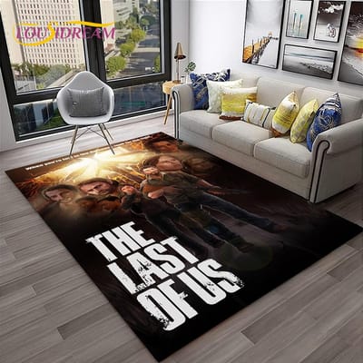 The Last of Us Horrorspel Pedro TV Tapijt Vloerkleed voor Thuis Woonkamer Slaapkamer Bank Deurmat Decoratie, Kindergebied Vloerkleed Antislip Vloermat 40x60cm