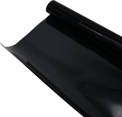 Raamfolie Zwart - Getinte Folie Auto - Privacy Verhogen - Krasbestendig - 50 x 300 cm - Zwart