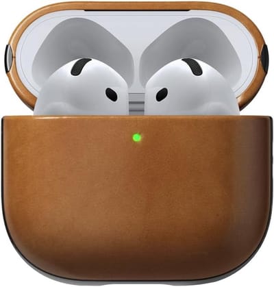Luxe Leren Hoesje voor AirPods 4 - Volnerfleer Beschermhoes