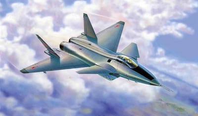 Zvezda Modelbouwpakket Militaire voertuigen - 7252 Mikoyan MiG 1.44 - Russia Multirole Fighter of the New Generation Plastic - 1:72 - Modelbouw