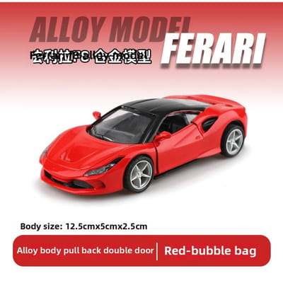 Modèle de Voiture en Alliage Modèle Supercar 1:36 Tire-arrière Ornement Jouet Enfant Cadeau Décoration