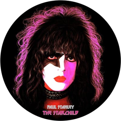 Signs USA - wandbord - dibond - Paul Stanley - Kiss - Rond 20 cm