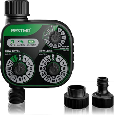 Sproeiertimer met Drie Knoppen - Multifunctionele Irrigatiecontroller voor Tuinslang en Gazonirrigatiesysteem