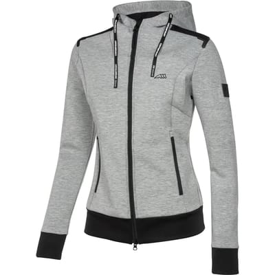Dames hoodie paardrijsweater met volledige ritssluiting Equiline Cerriec
