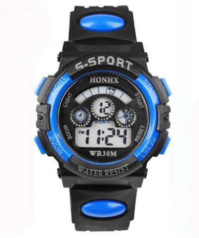 Kinderhorloge S-Sport Ø 30 mm - Blauw - Kunststof