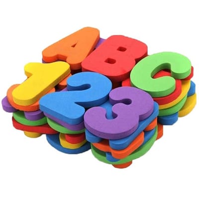 36 Stuks Schuimletters Badkuip Badkamer Educatie Leren Speelgoed Alfabetisch Totaal Bellenstickers Kinderpuzzel Doe-het-zelf Speelgoed Set Nieuw multi