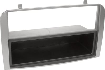2-DIN Paneel geschikt voor Alfa Romeo 147 (type 937) / GT (type 937) - Kleur: Zilver