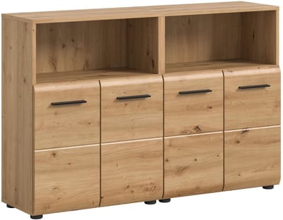 Badcombinatie Artisan Oak - 2-delige opbergkast met ruime opbergcapaciteit - 120x80x30cm