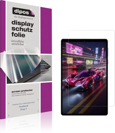 dipos – 2x Beschermfolie geschikt voor Headwolf FPad 7 | Krasbestendige & heldere Screenprotector Ultra-Thin