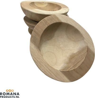 IJsballenschaal Teakhout 17cm