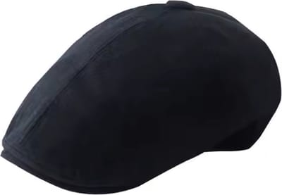ASTRADAVI Fashion Hats - Vintage Baret Newsboy Painter Cap voor Heren - Gatsby Peaky Blibders Stijlvolle Hoed - Zwart