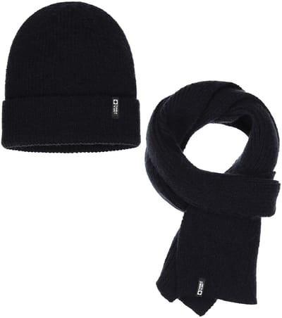 TUMBLE 'N DRY Beanie + Scarf Boys Mutsen Jongens - Donkerblauw - Maat 92/116