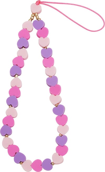 Hidzo telefoon accessoires - Hartjes - Paars & Roze