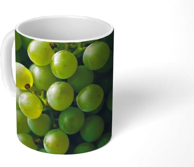 Mok - Koffiemok - Druiven - Tros - Groen - Mokken - 350 ML - Beker - Koffiemokken - Theemok