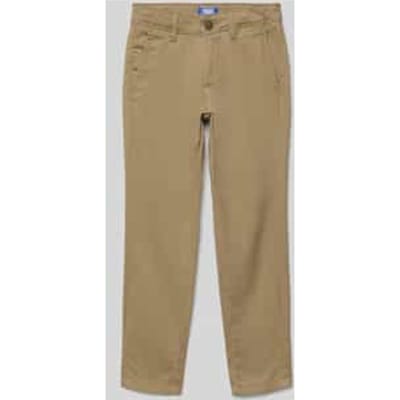 JACK&JONES JUNIOR JPSTMARCO JJBOWIE SA BEIGE NOOS JNR Jongens Broek - Maat 128