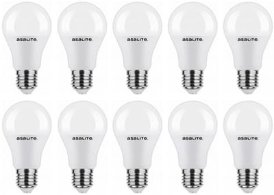 Asalite LED Lamp A60 E27 Fitting - 12W = 82W - 1200 Lumen - 4000K Neutraal Wit Licht - Niet Dimbaar - 220-240V - Energiezuinig - 10 stuks