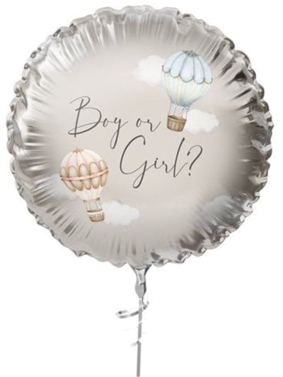 Folieballon - Baby Balloons Gender Reveal - 45 cm - Helium- en Luchtvulling