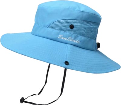 Bovista Zonnehoed - Reishoed - UV Beschermende Hoed - Bucket Hat - Festival - Pet - Hoedje Voor Dames & Heren - Hoofdbescherming - Blauw