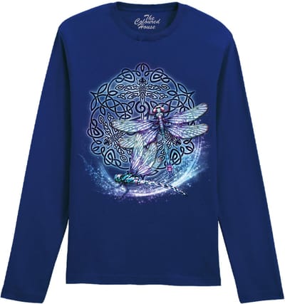 Libelle Celtic Dragonfly The Coloured House Longsleeve T-shirt XXL