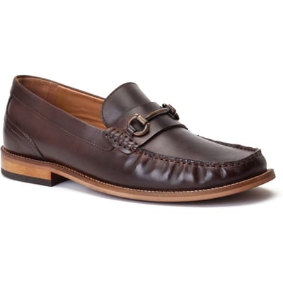 Base London Madison Leren Herenpantoffels Burnt Tan