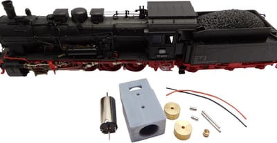 micromotor HR016F motor ombouwset voor Roco DB DR DRG BR 57, KPEV G10, ÖBB Rh 657, u.a.