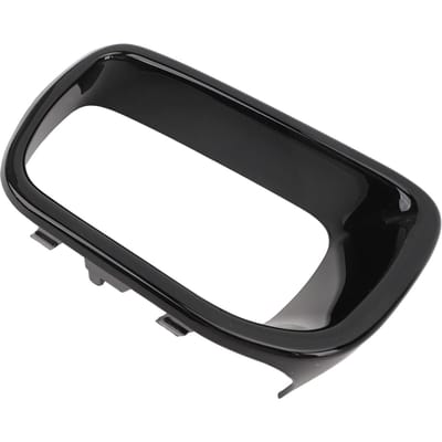 Conduit d'air de pare-chocs avant Cache de frein Noir brillant Moulure de garniture de canal d'air de frein pour Cooper S F55 F56 black