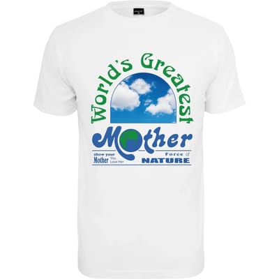 Mister Tee - Mother Nature Day Unisex T-shirt - L - Wit