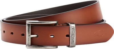 camel active Riem van hoge kwaliteit leer - Maat menswear-S - Cognac