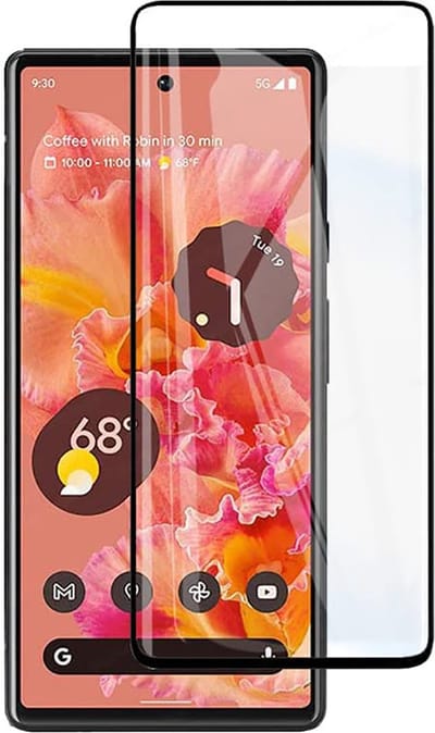 Casemania Glas Geschikt voor Google Pixel 6A Screenprotector Glas Gehard - Tempered Glass - Volledige Bescherming