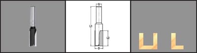 Groeffrees 12 Mm Schacht=12 Sl=45 Tl=90 E06
