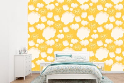 Behang - Fotobehang Popcorn - Quotes - Patronen - Pop - Breedte 360 cm x hoogte 260 cm