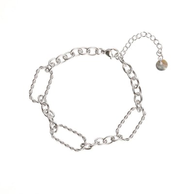 Go Dutch Label Armband schakel Zilver B1709-1