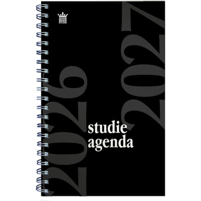 Schoolagenda 2026-2027 Ryam Studie 7dagen/2pagina's spiraal zwart