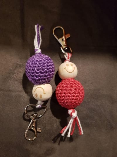 Sleutelhanger Gelukspoppetje Rood