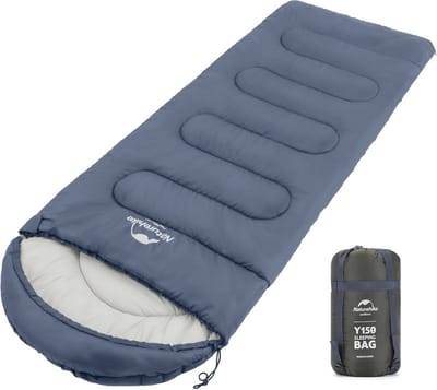 Oversized Dubbele Slaapzak voor Volwassenen en Kinderen - 3 Seizoenen, Ultralicht en Waterdicht - 220×85 cm