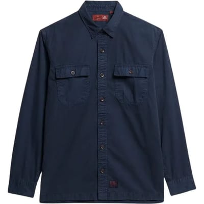 Superdry - Military overhemd met lange mouwen - Heren - Lange mouwen shirts