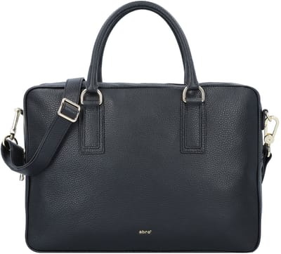 abro Adria Handtas Leder 37.5 cm - Dames - black-gold