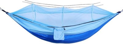 Draagbare Hangmat - Kampeerhangmat Klamboe - Outdoor Ontspanning - Lichtgewicht Bug Proof - 200 kg Draagvermogen - Veelkleurig